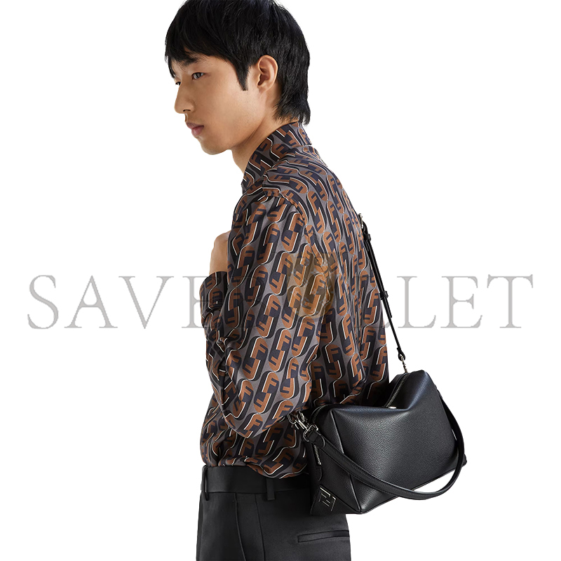 FENDI LUI MEDIUM BLACK LEATHER BAG 7VA672ASIHF0GXN (28*19*11cm) FENDI LUI MEDIUM BLACK LEATHER BAG 7VA672ASIHF0GXN (28*19*11cm)